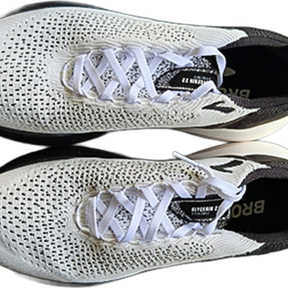 Brooks Glycerin StealthFit 22 Running Shoes 120437 White/Black Women's 9M NIB - Picture 6 of 10